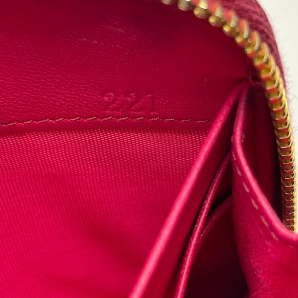 Prada Fuoco Red Saffiano Leather Zip Long Wallet - Preowned - Picture 15 of 15